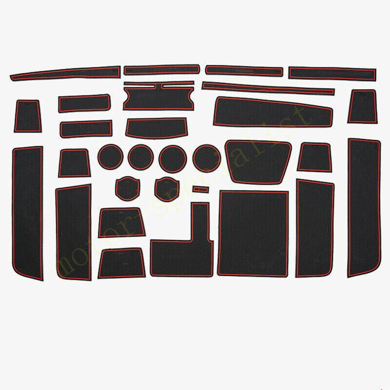 for Ford Explorer 2020-2023 Inner Gate slot pad Door Pad Cup Holder Non-slip mat