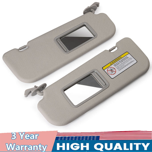 2 Sun Visor Grey LH Right Grips for Hyundai for Elantra MD 11-15 GL 852103X000TX 852203X000