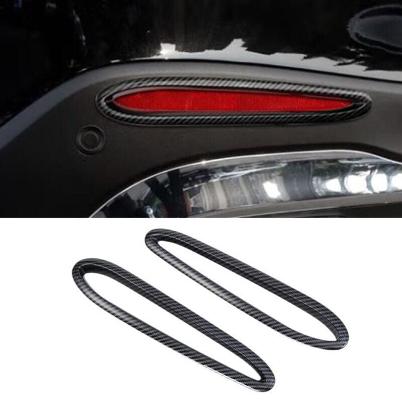 Carbon Fiber Rear Fog Lamp Light Cover Trim for Mercedes-Benz GLC 260 300 2023