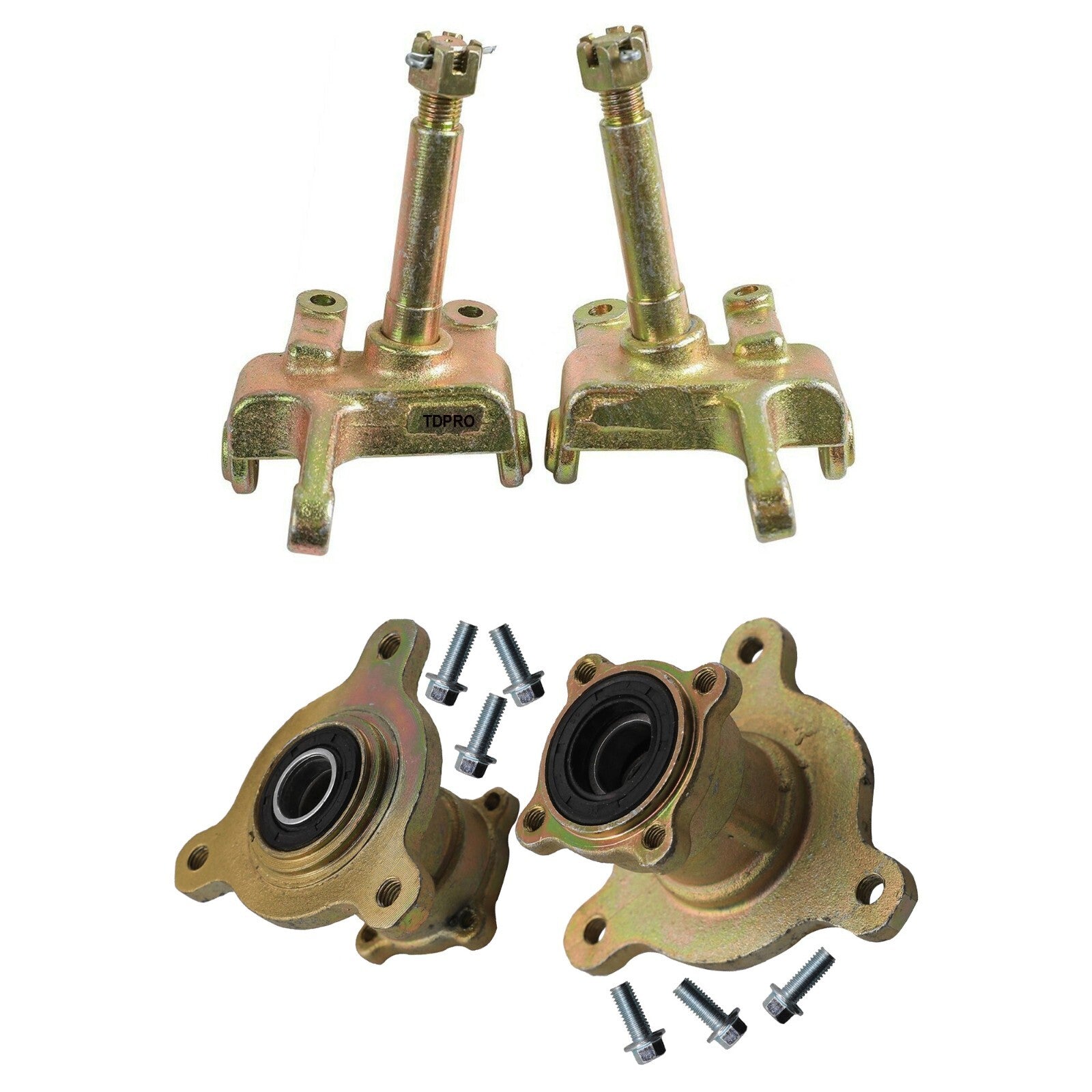 3 screws, front wheel hub, steering joint, main shaft, go-kart, all-terrain vehicle, Taodao Kazuma