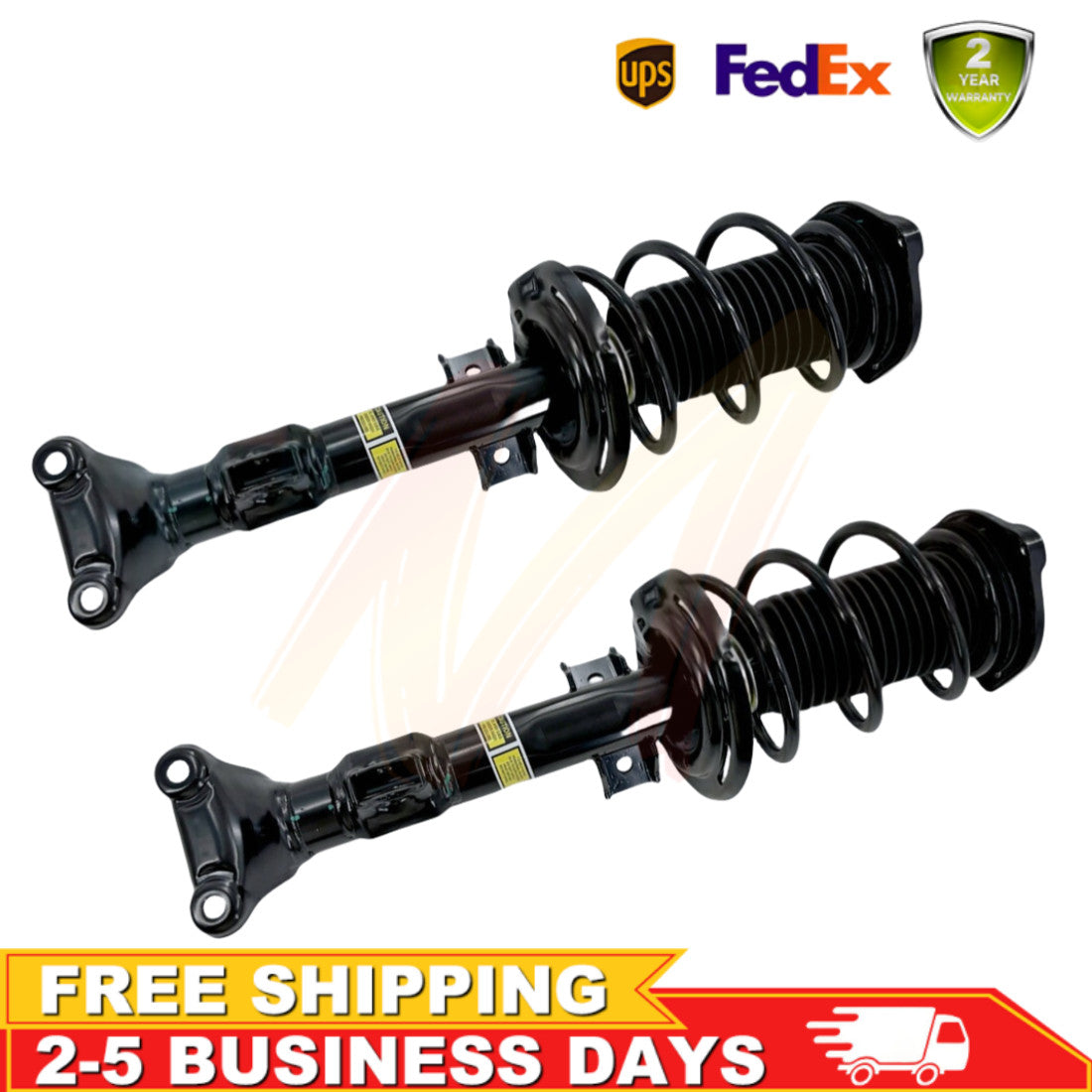 4¡Á Front & Rear Shock Absorbers w/ Adaptive Fit for Chevrolet for Corvette C5 1997-02