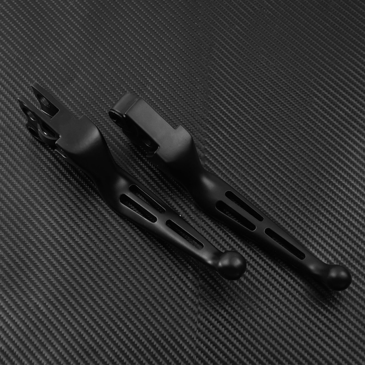 Matte Black Clutch Brake Levers Fit for Harley Sportster XL Dyna Touring Softail