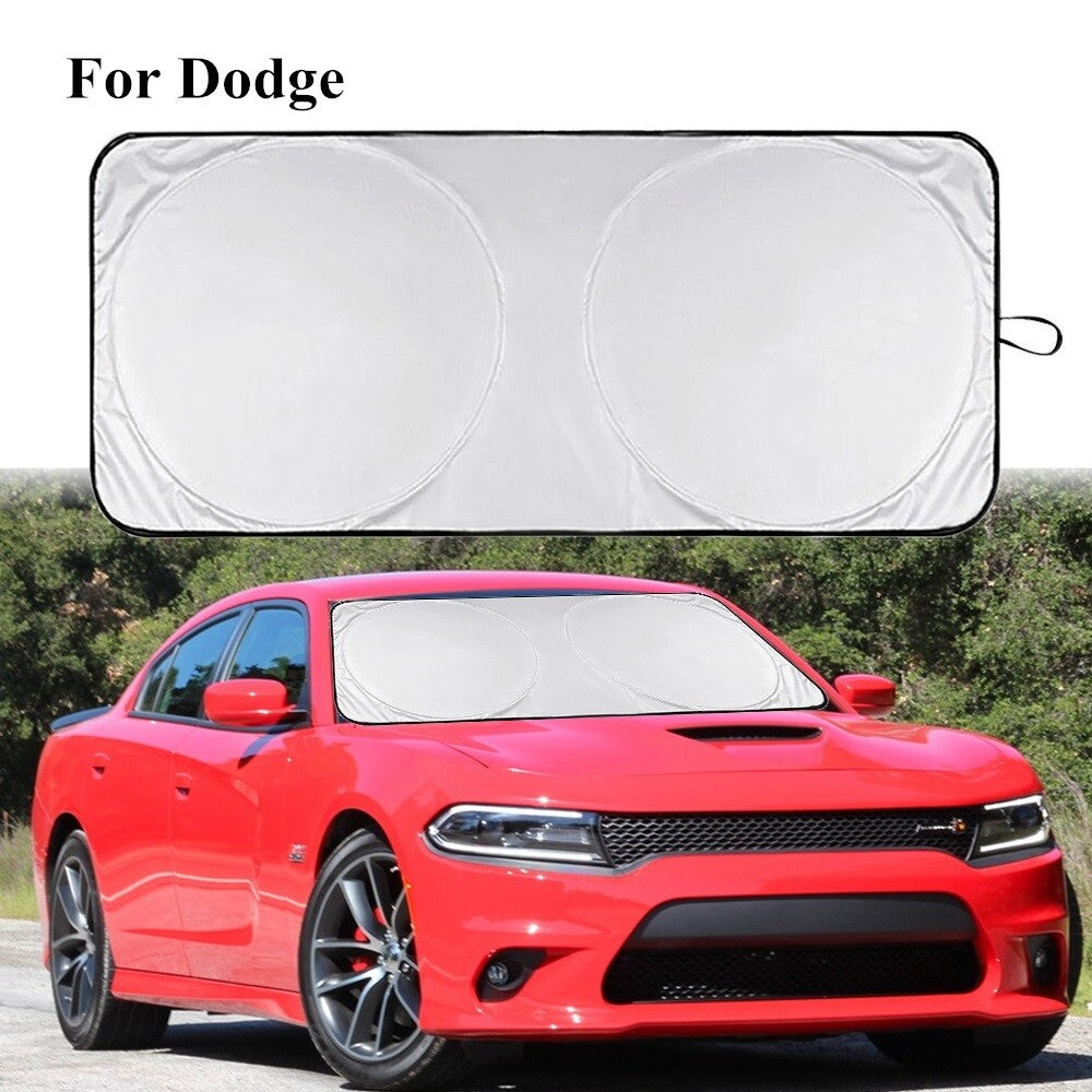 for Dodge Accessories Car Sun Shade Windshield Reflective UV Block Visor Cover