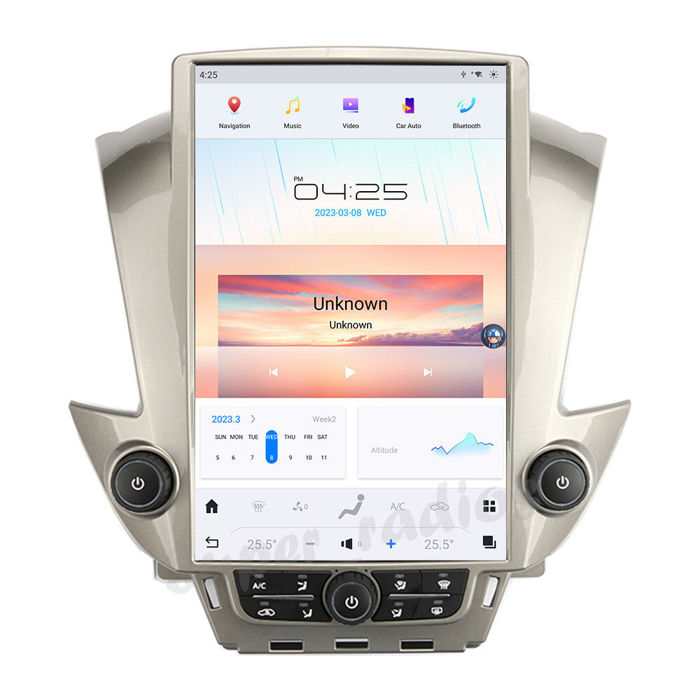Android 11 for Tesla for Smart Radio Vertical Screen GPS Player for GMC for Yukon 2015-2020