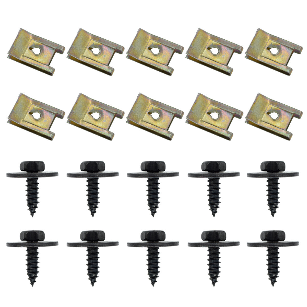 20 x for BMW U nut hex screws wheel run underride protection underbody clip
