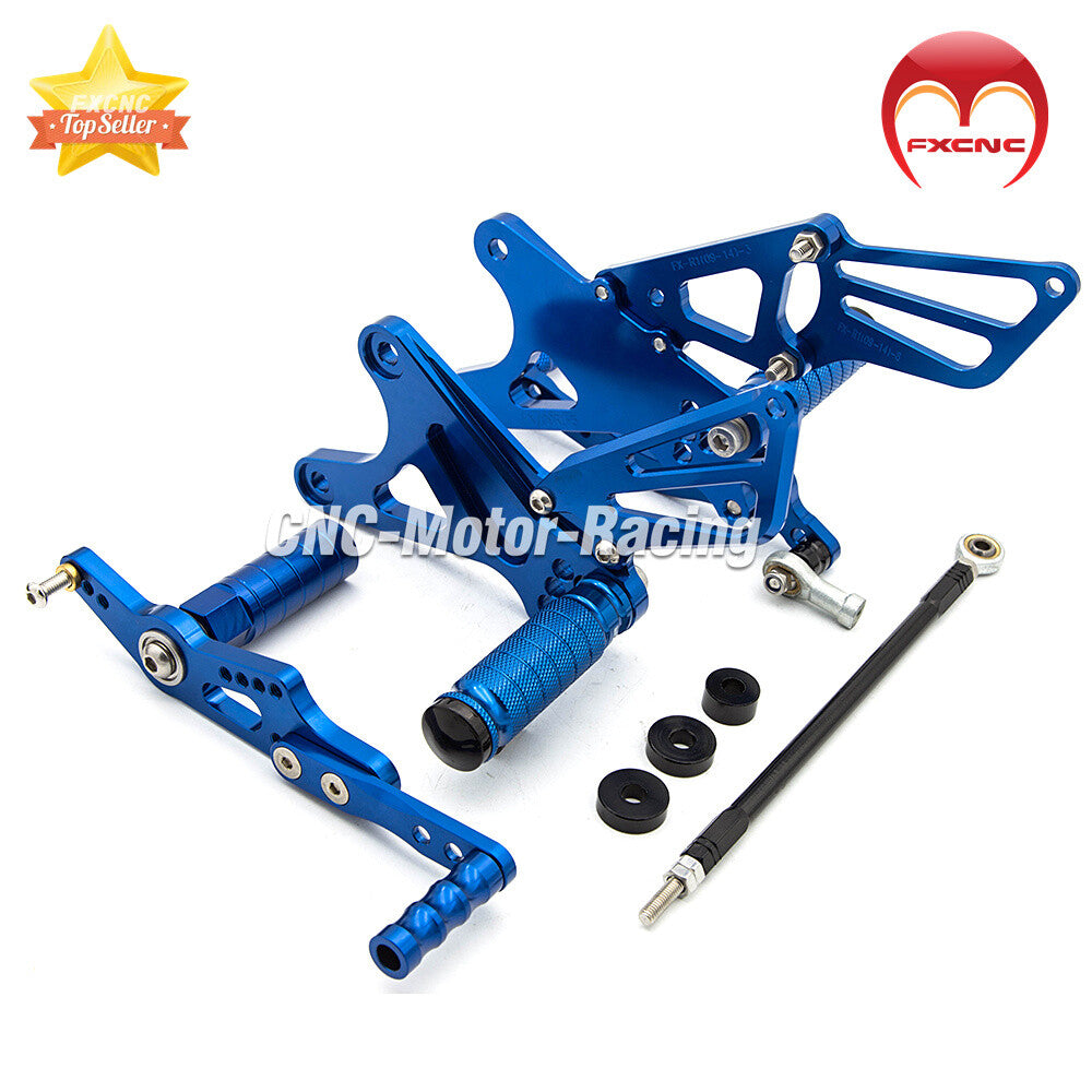 CNC rear footrest pedal GP for Yamaha YZF R1 (2009-2012-2013-2014)