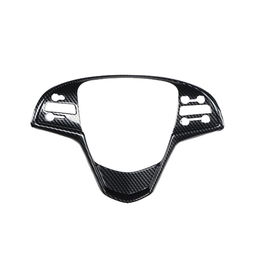 for Cadillac ATSL 2014-17 ABS Carbon Fiber Steering Wheel Moulding Cover Trim 1P