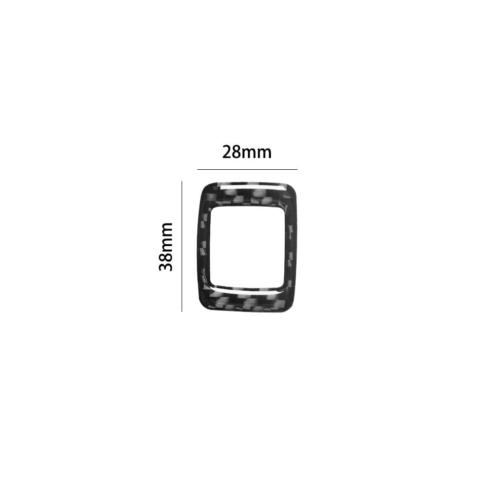 Carbon Fiber Dimmer Light Switch Trim for Volkswagen for Tiguan 2013-2017