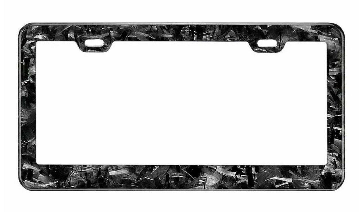 Car license plate frame cover trunk forged carbon fiber suitable for Alfa Romeo