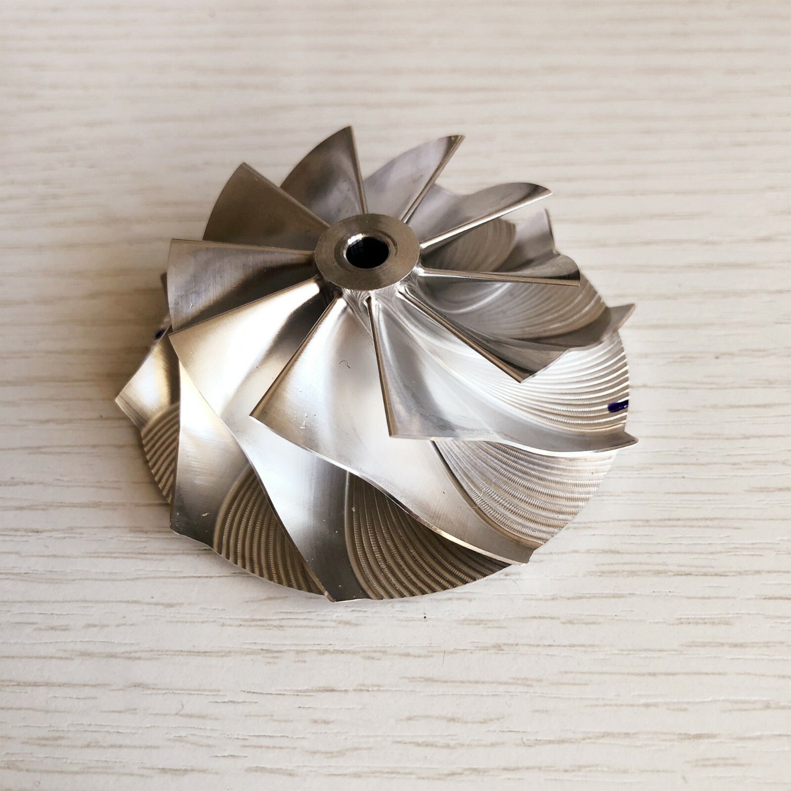 TD04HL 50.38/68.00 mm 10+0 Blade Performance Turbine Billet Compressor Wheel