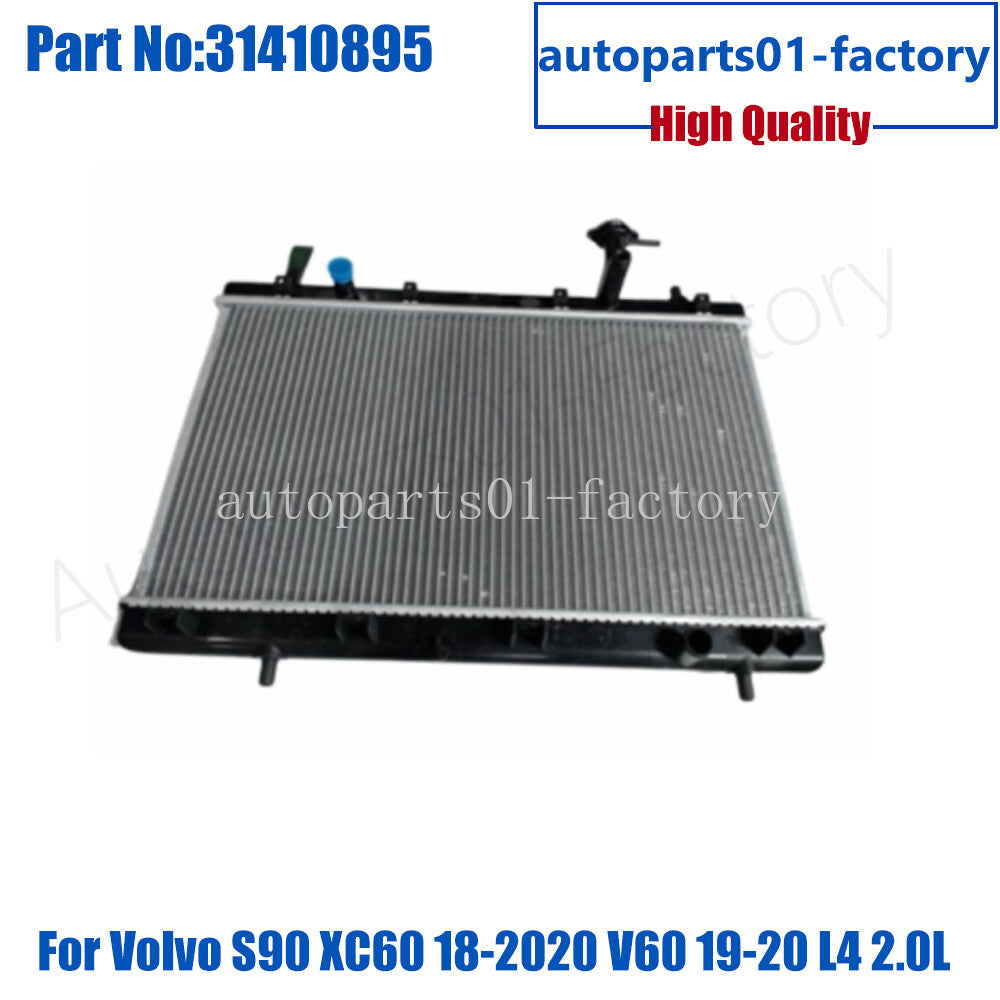 31410895 Radiator Assembly Fit for Volvo S90 XC60 2018-2020 V60 19-2020 L4 2.0L