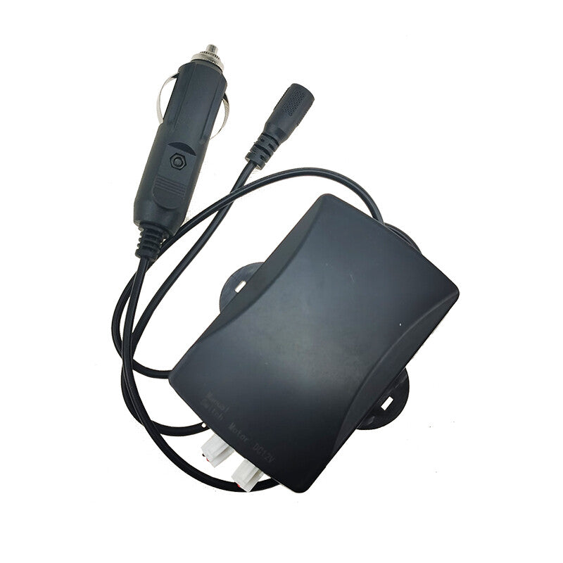 Electric exhaust motor valve system manual switch and remote control and wiring kit