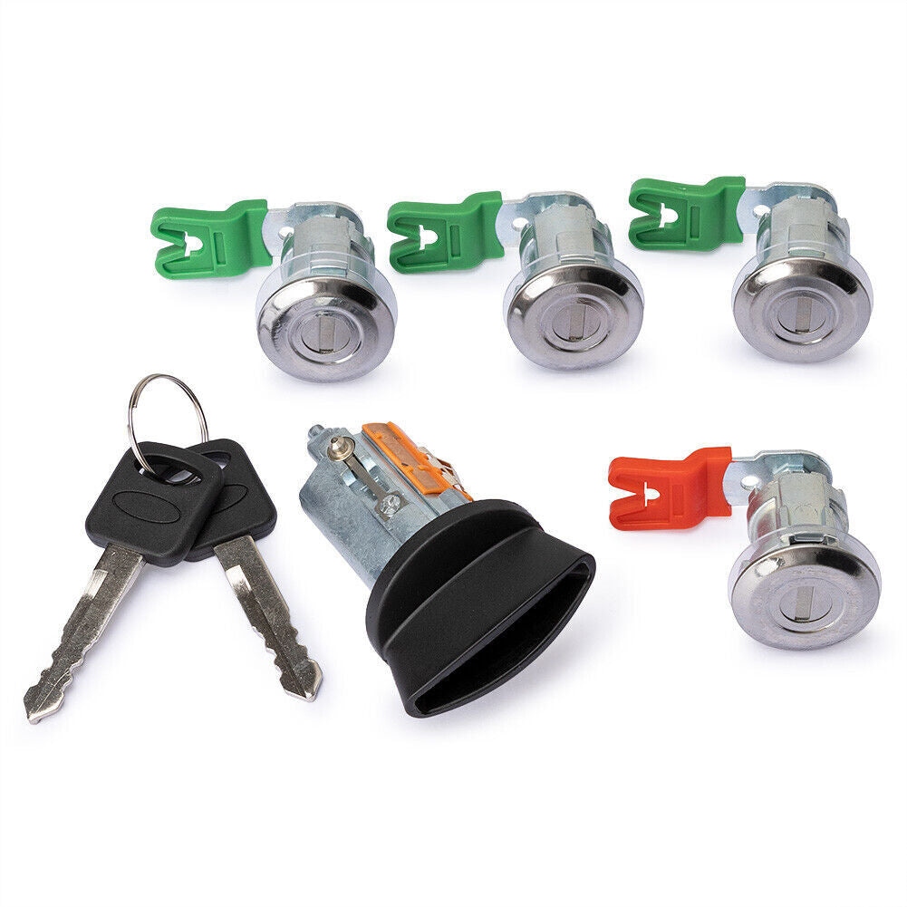IGNITION KEY SWITCH DOOR LOCK CYLINDER SET for Ford Econoline Van E150 E250 E350