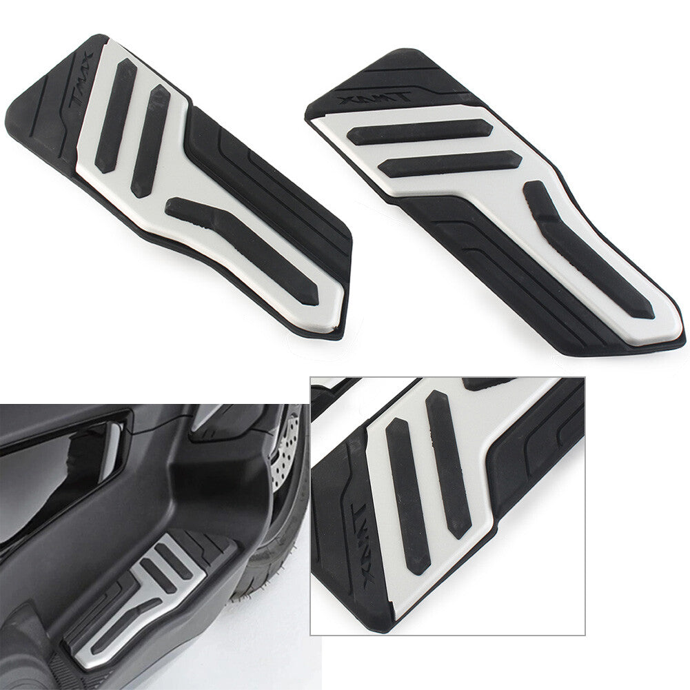 Fu?pedale Pegs Fu?st¨¹tzen Fu?pad Fu?brett F¨¹r for Yamaha T-MAX 560 2022 Silber