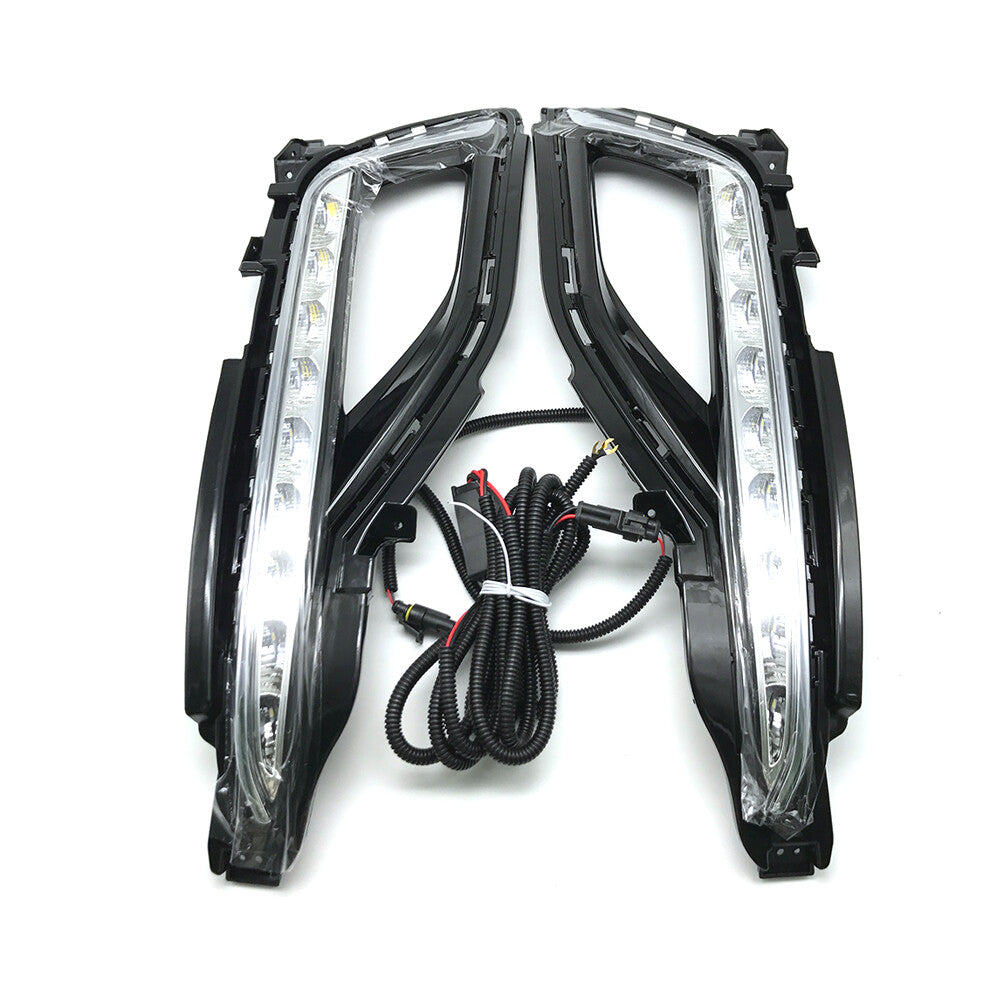 2-pack LED fog lights and daytime running lights suitable for Hyundai Sonata 9 15-16