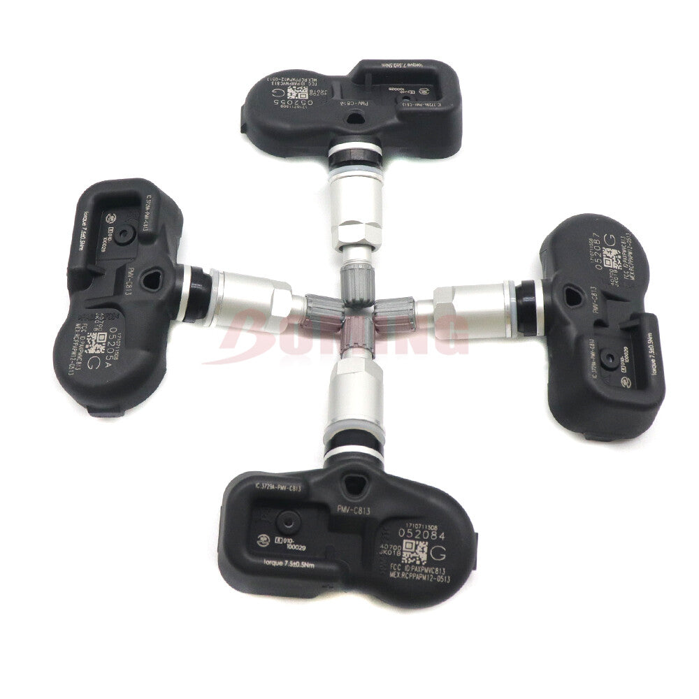 4-pack 40700-JK01B PMV-C813 new tire pressure monitoring sensor (TPMS) suitable for Nissan .