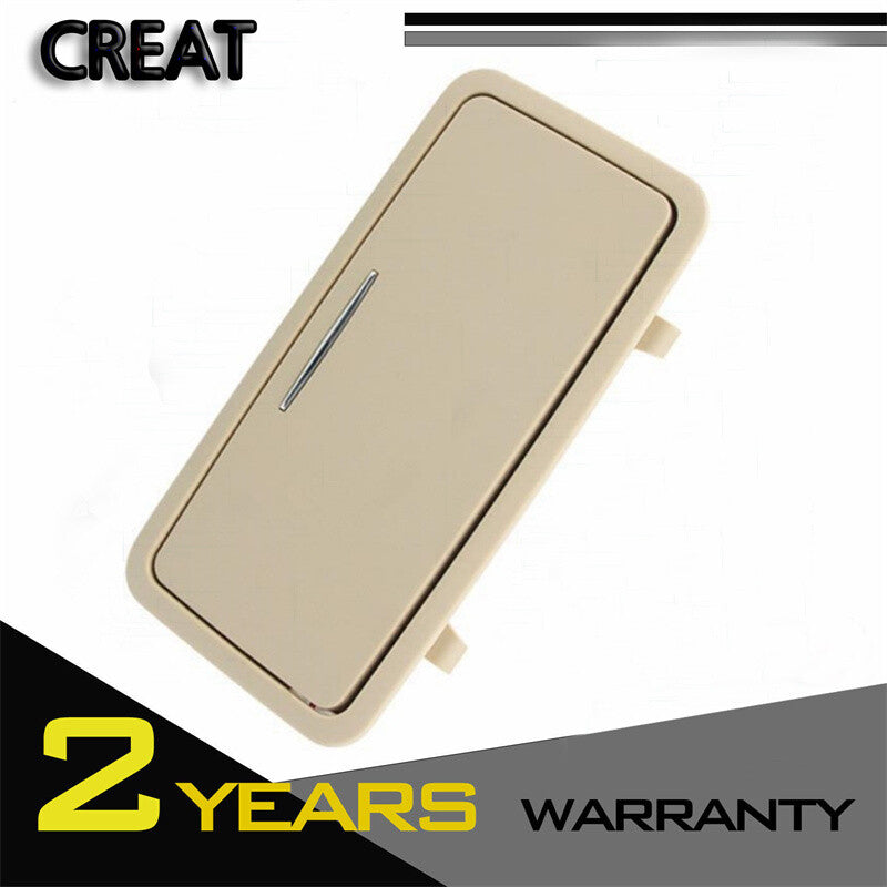 Rear Row Vanity Mirror Makeup Mirror with Lights Beige for Jaguar XJ 2010 - 2019