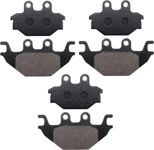 Front and Rear Semi-Metallic Brake Pads for Kawasaki KVF300 KYMCO MXU 250 300
