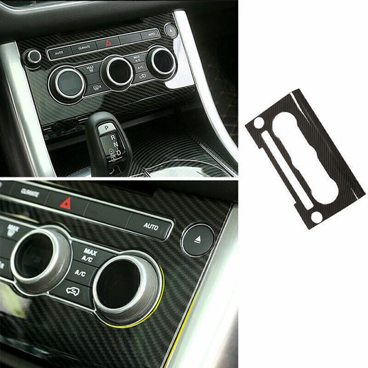 for Range Rover Sport 2014-17 Carbon Fiber Air Condition Switch Panel Cover Trim