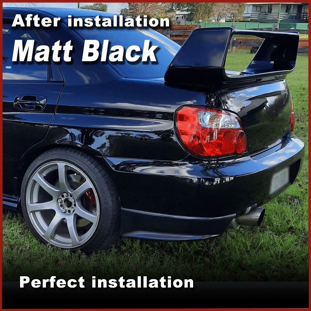 Black Rear Flaps Bumper Bar Splitters Lip Spoiler for Subaru Impreza WRX 2003-05