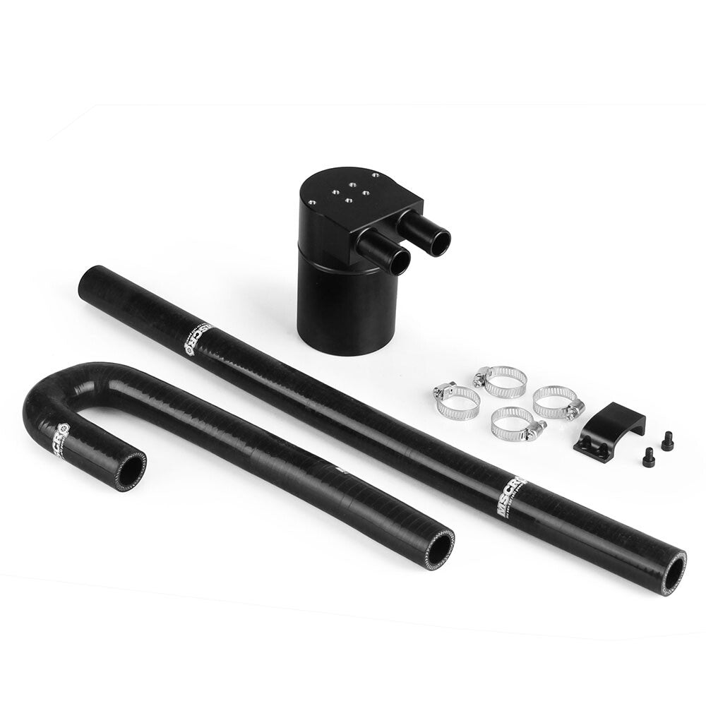 Aluminum Oil Catch Can Tank With Radiator Silicone Hose for BMW Series 118i 120i