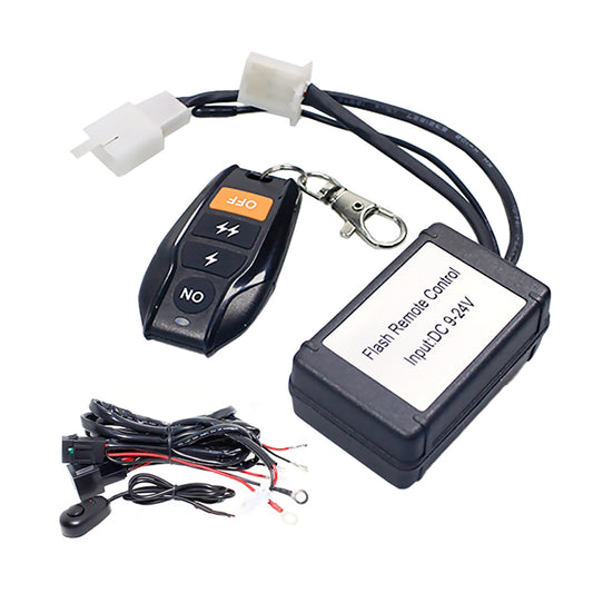 100W Car Offroad LED Work Light Bar Wire Cable Wireless Remote Control Switch