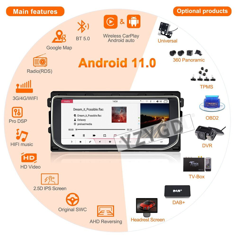 Android for Land Rover for Range Rover Vogue L405 2013-2017 Car Radio Carplay Screen