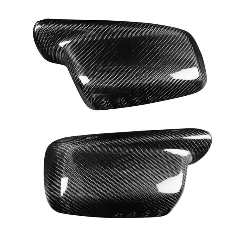 Real Carbon Fiber Car Side Mirror Cover Caps for BMW 3 Series E46 98-05 2 Door