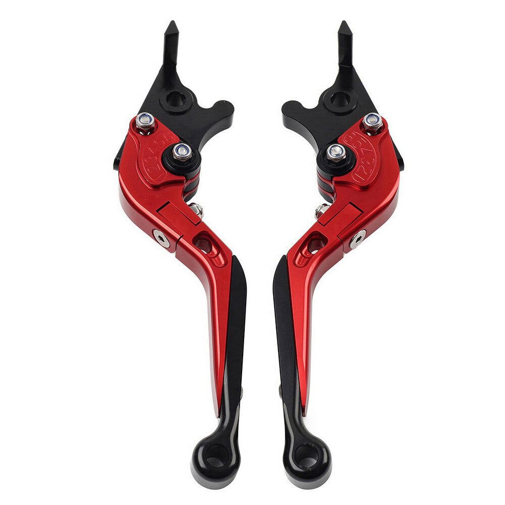 CNC Folding Extendable Brake Clutch Levers for BMW G310R/G310GS 2017-2021 Red