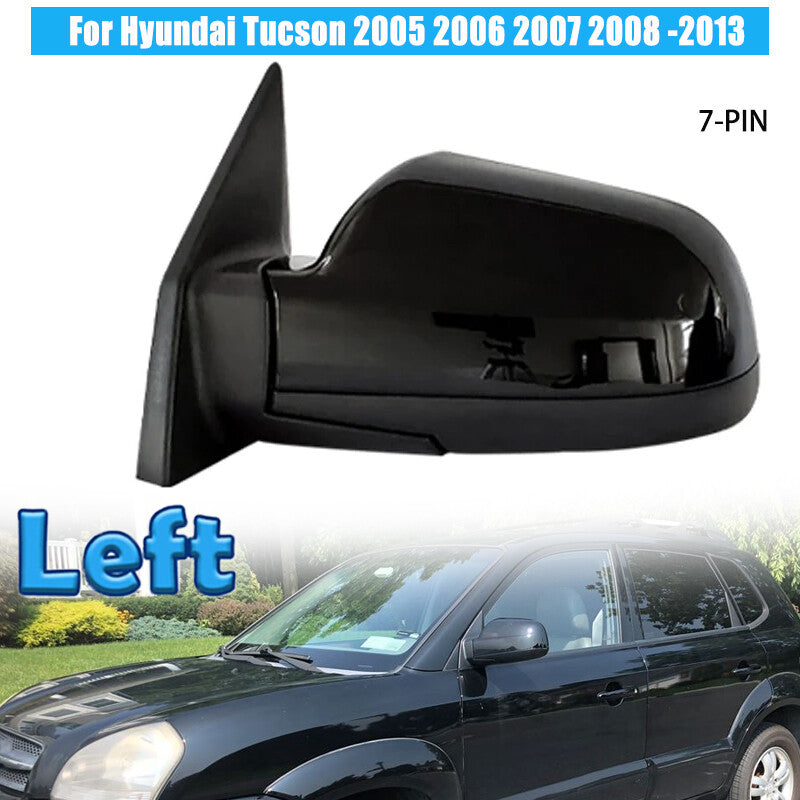 Left Rearview Door Wing Mirror Assy W/Heating for Hyundai for Tucson 2005-2013