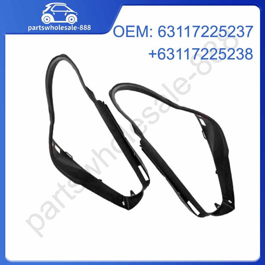 1Pair Left+Right Headlight Gasket Seal Fit for BMW 7Series F01 F02 750i 740li