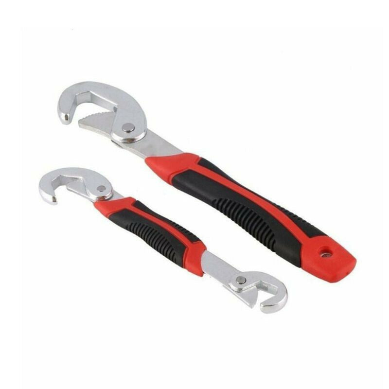 Auto 2Pcs Adjustable Spanner Quick Snap Grip 9-32mm Wrench Multi-function Wrench