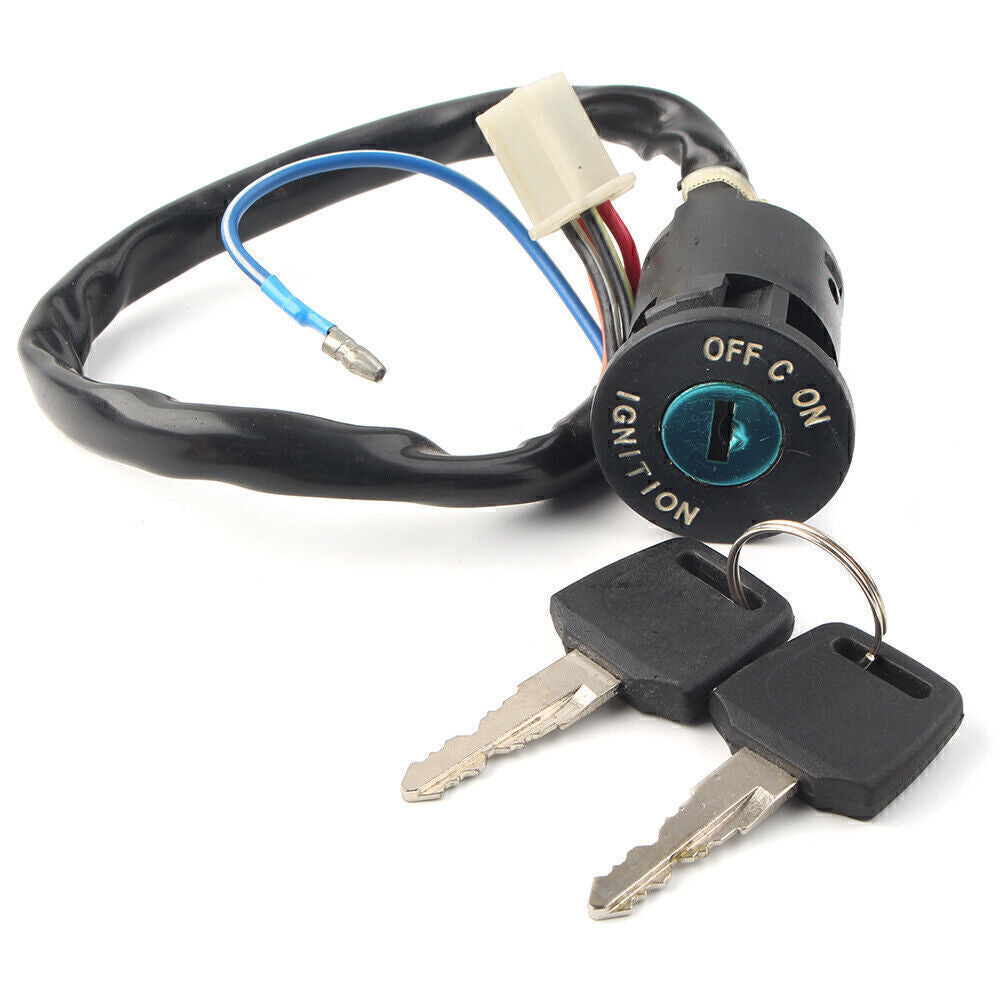 4 Wires Ignition Switch Cap with Key Replacement For Chinese ATV 125cc Apollo