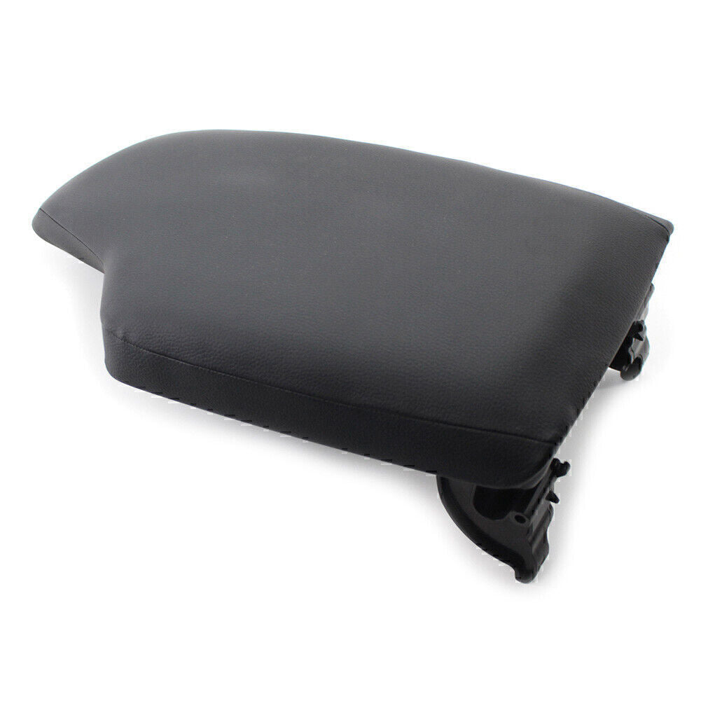 for BMW F30 2013-2019 18 Black Leather Car Center Console Armrest Cover W/ Plate