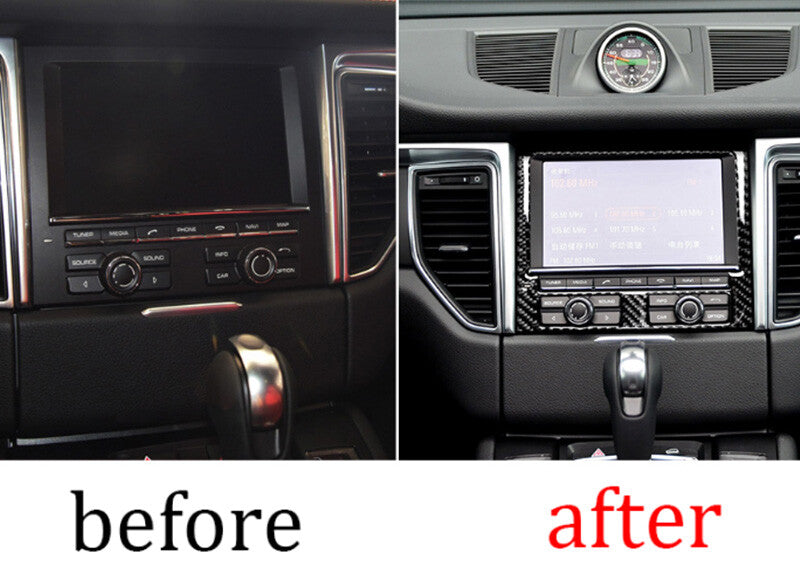 Carbon Fiber Internal Navigation GPS for Porsche Macan 2015-2018