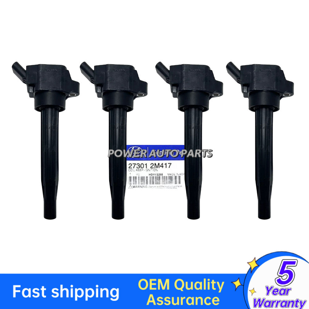 Equipment Manufacturer ( ) 4 Ignition Coils for Hyundai for Kia 1.6L Turbo 2020-2024 273012M417