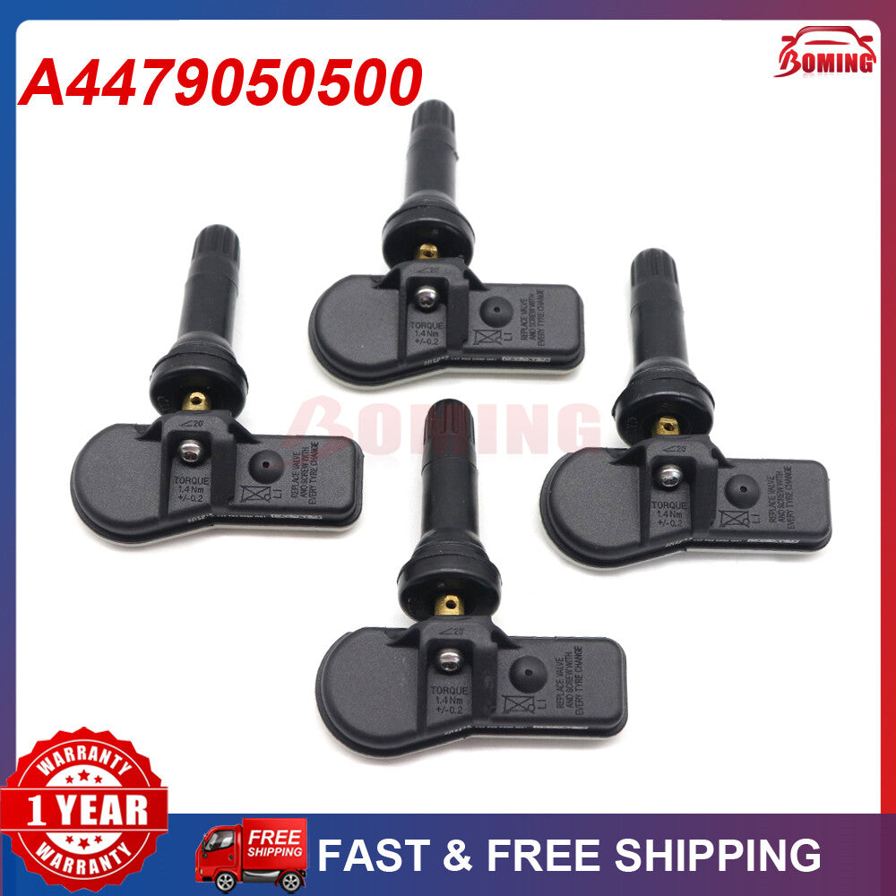 New tire pressure sensor TPMS 4PCS A4479050500 for Mercedes-Benz Metris 2016-20