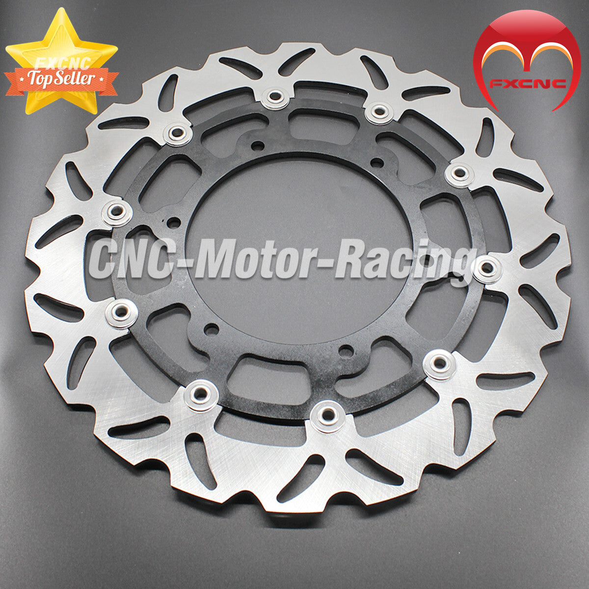 Floating front brake disc rotor YZF R1 1998 - 2003 2002 2001 2000 1999 for Yamaha