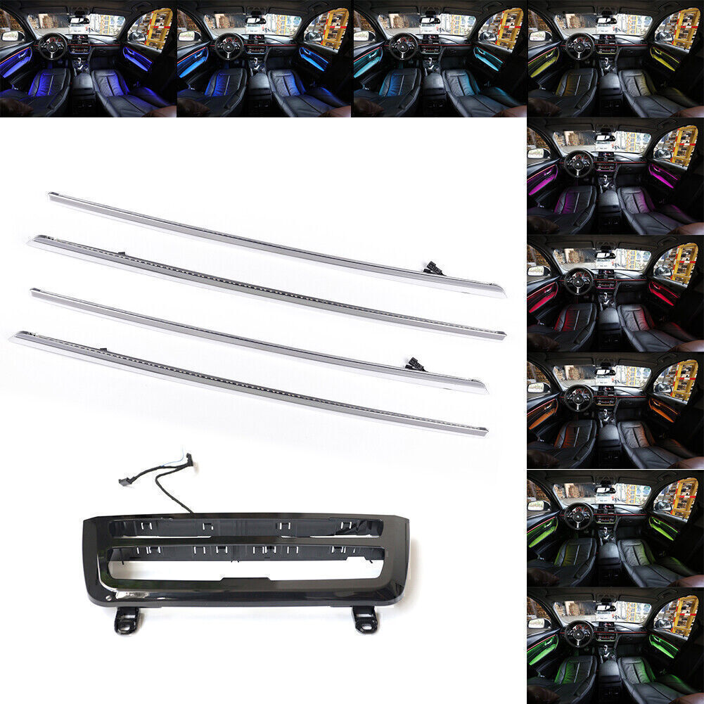 Car Interior LED Ambient Atmosphere Light Strip 9 Color for BMW 3 Series F30 F31