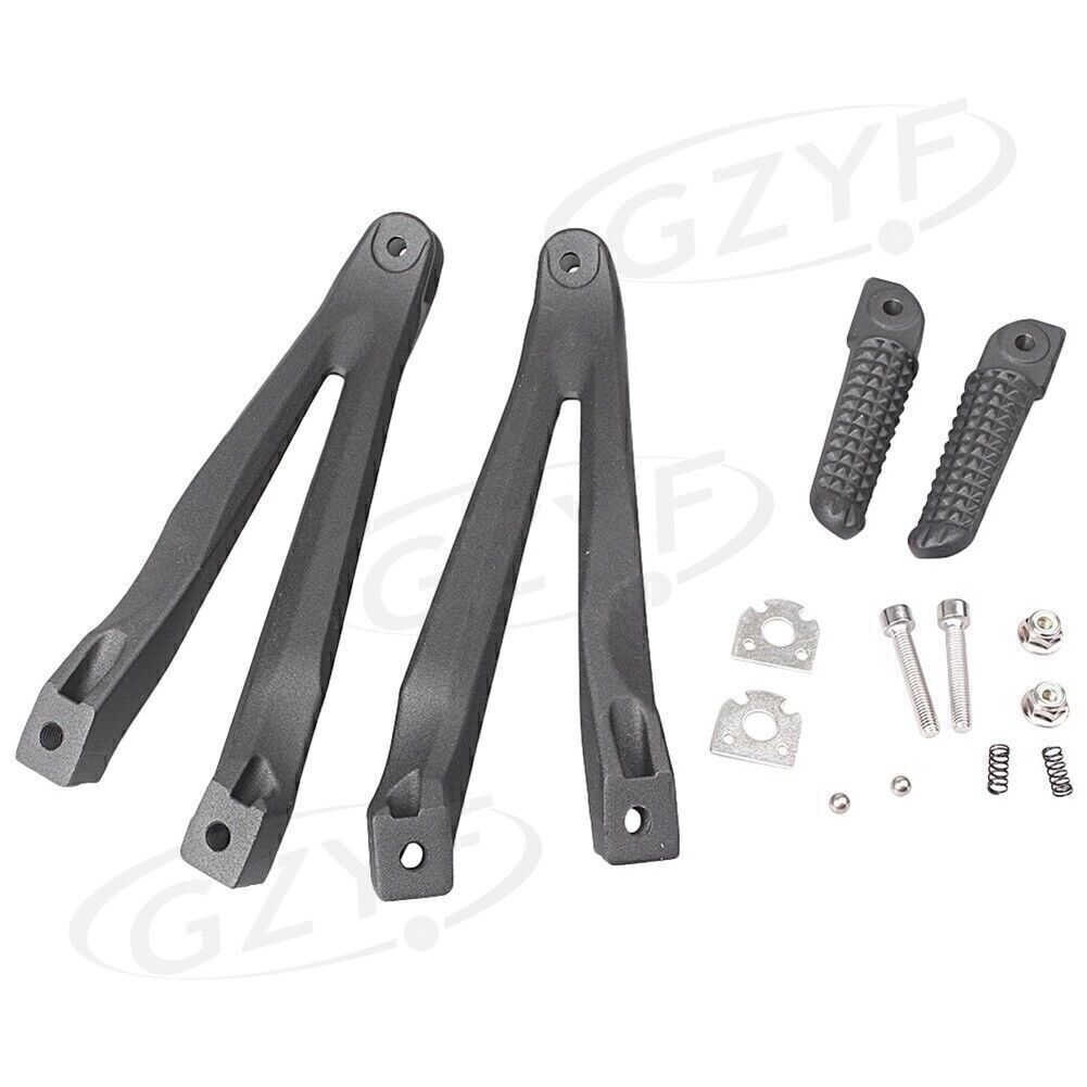Rear Passenger Foot Pegs Footrest Bracket Motor Fit for Yamaha YZF-R1 2004-2008 2005