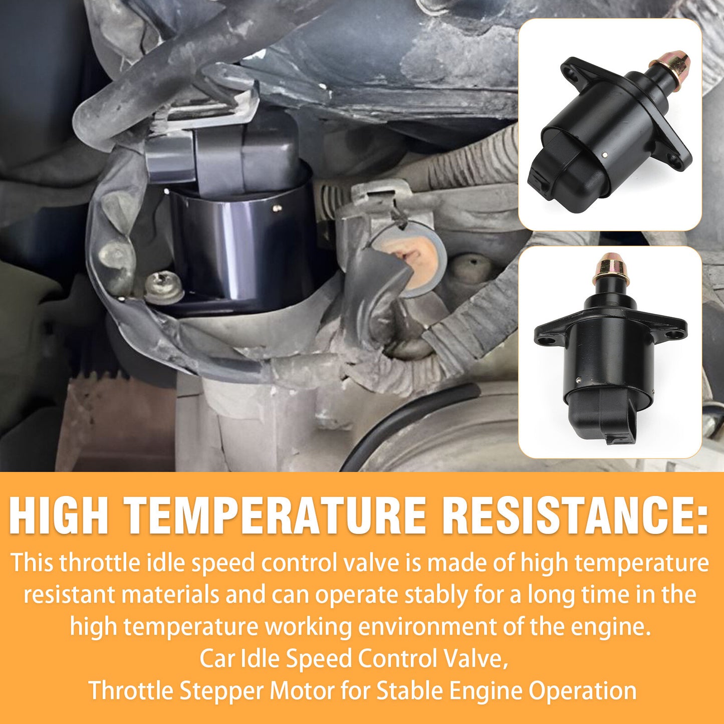 Idle control valve is suitable for throttle stepper motors used to stabilize engine operation 90380