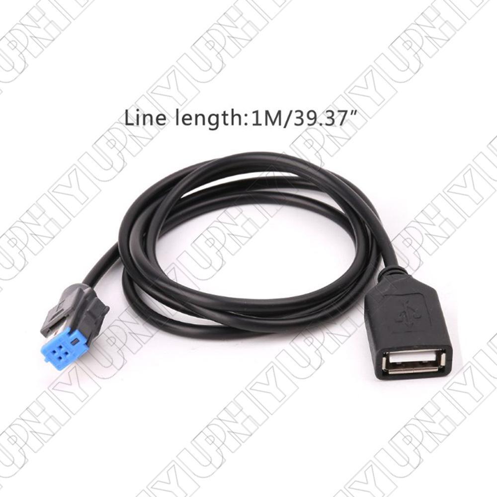 4 Pin USB Radio Audio Adapter Extension Cable for Nissan Teana Qashqai CD Player