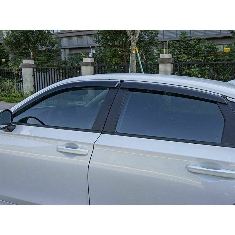 4x for Honda for Civic 22-23 Sedan Window Visor Sun Rain Guard Vent Shade Deflector