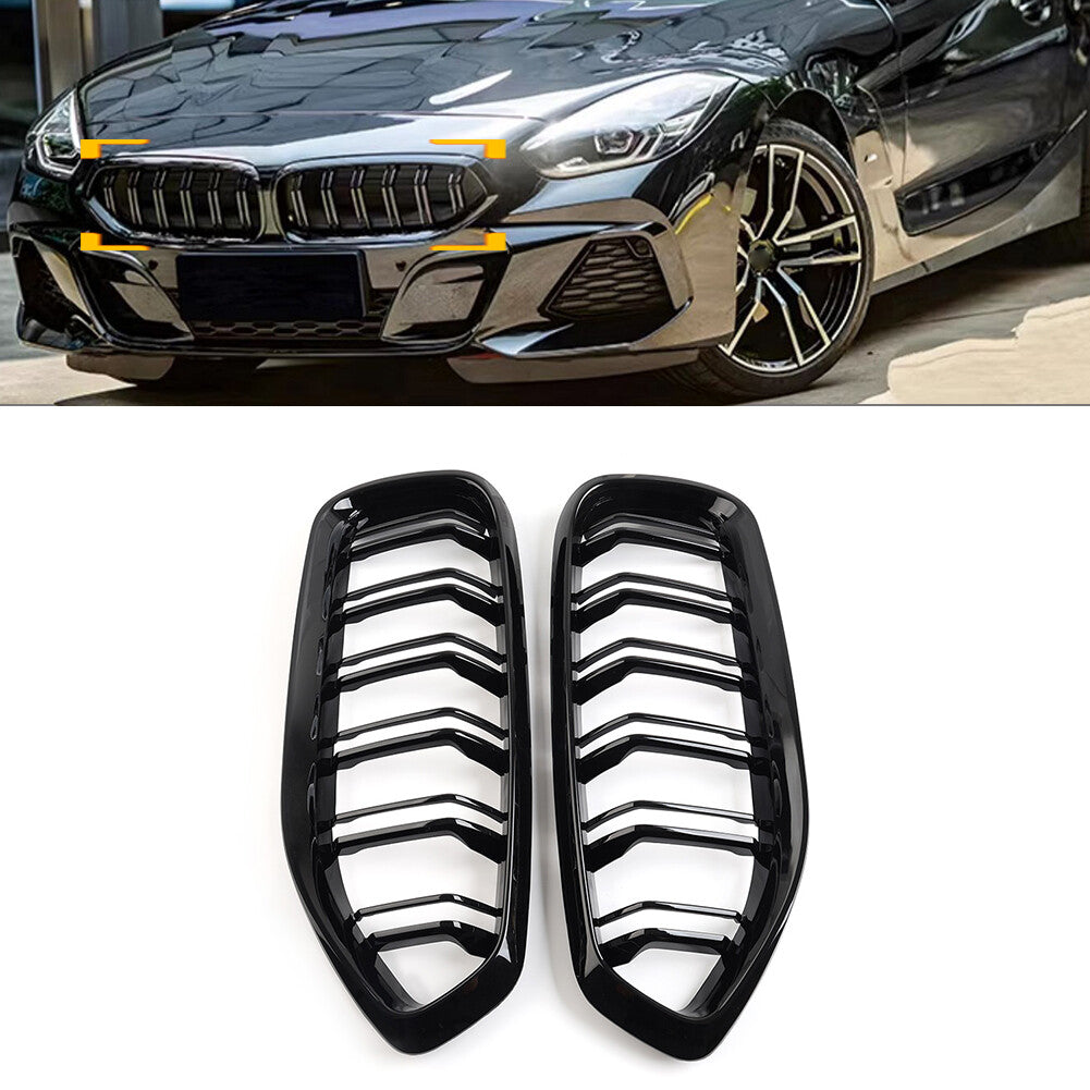 Double Line Front Bumper Kidney Grille for BMW Z4 G29 20I 30I M40I 2019-2023