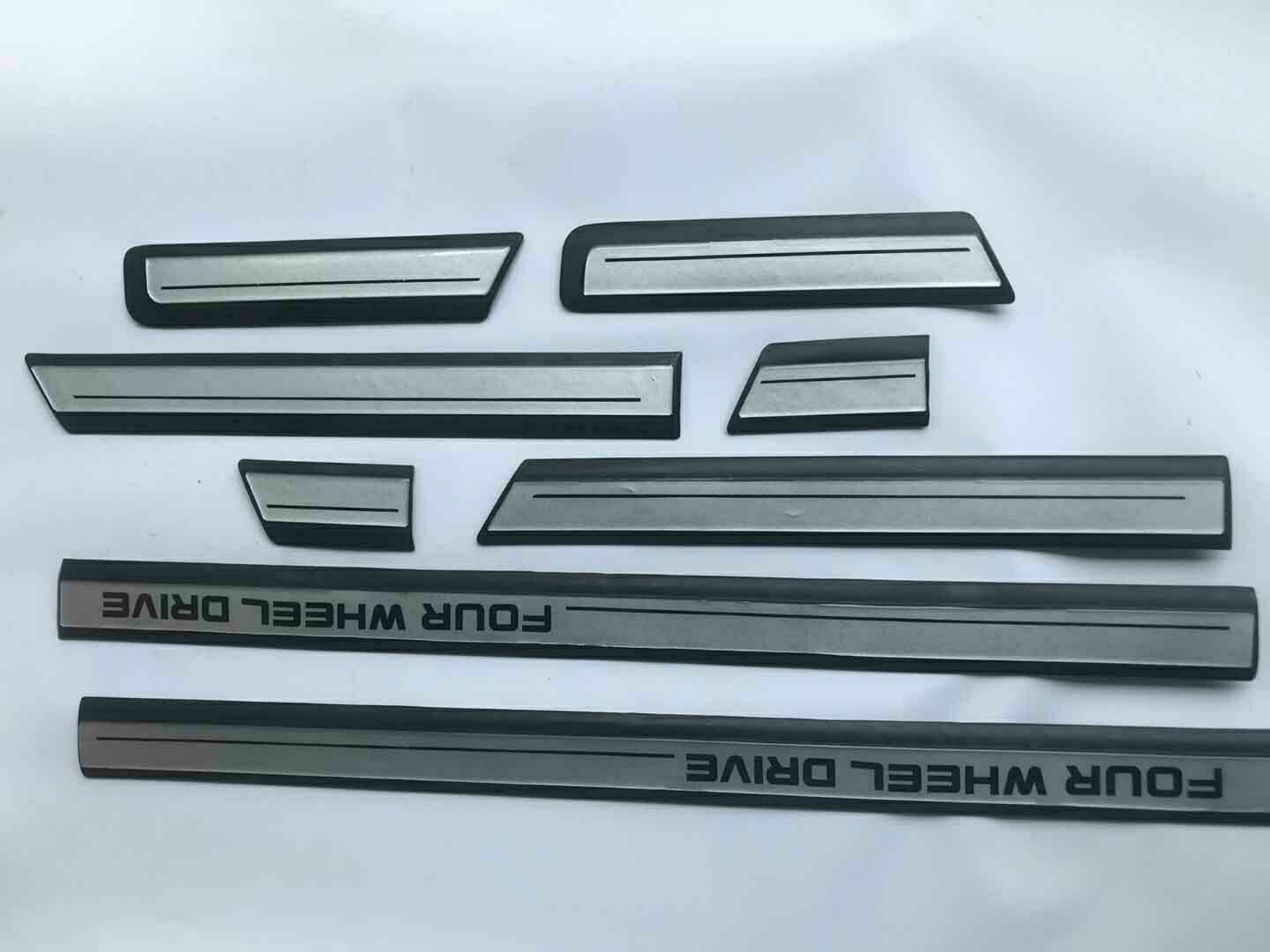 8X Car Wheel Drive Side Doors Molding 4X4 for Toyota for Land Cruiser LC80 1991-1996