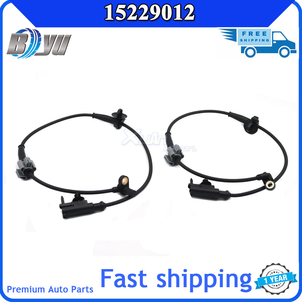 2X for Chevrolet Avalanche Silverado 1500 2007-2012 Front ABS Wheel Speed Sensor