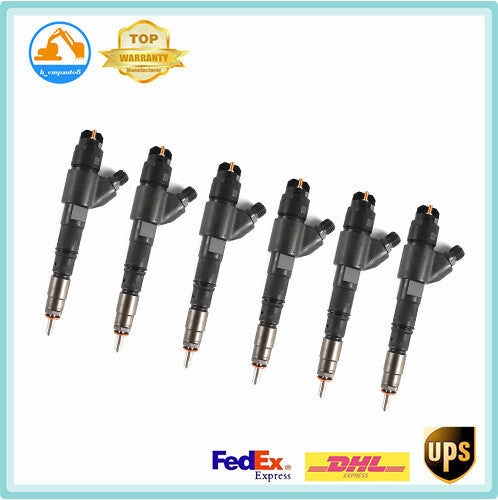 6x VOE20798683 Fuel Injector for Volvo EC210 /210B 20798683 0445120067 Excavator