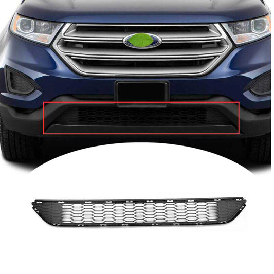 Primer Black Front Bumper Lower Grill Grille Mesh auto for Ford Edge 2015-2018