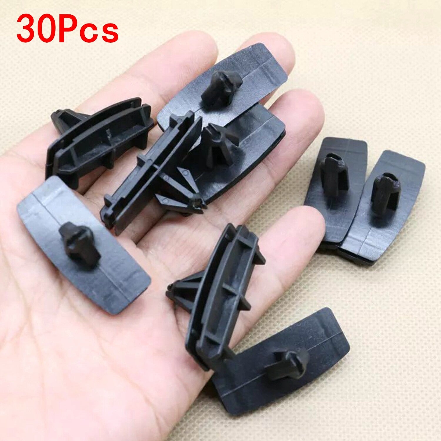 30pcs Black Nylon Fender Flare Moulding Clip for Chrysler 55157055AA 55157065AA