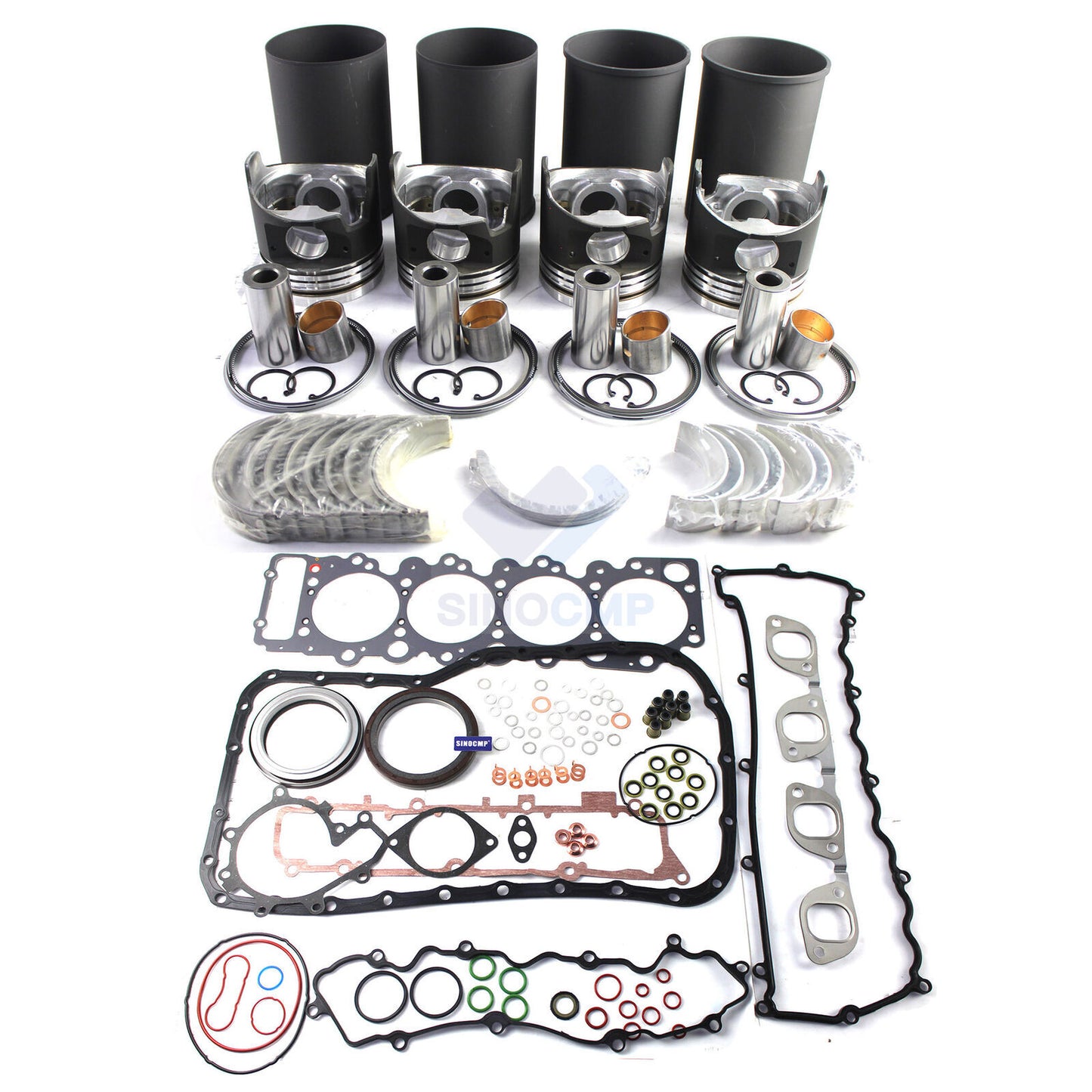 Engine Overhaul Rebuild Kit for Isuzu Engine 4.6L NPR NPR300 Truck 4HG1 4HG1T CN